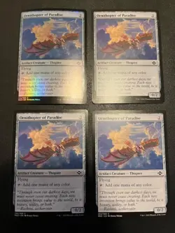 MTG- Ornithopter of Paradise x4 - MH2 (One is FOIL) - Image 1