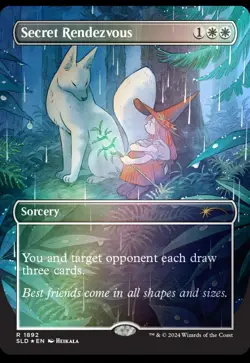 Magic the Gathering MTG Secret Lair - Adventures of the Little Witch (Foil) NEW - Image 2