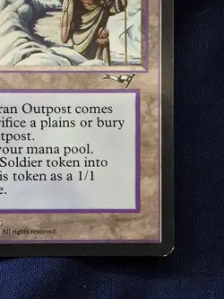 MTG Alliances #184 Kjeldoran Outpost MP - Image 4