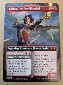 1x MTG Kellan, the Fae-Blooded - Eldraine Mythic!! NM Mint! Ships Fast - Image 1