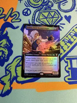 Sokka, Bold Boomeranger (Extended Art) Avatar: The Last Airbender Foil - Image 1