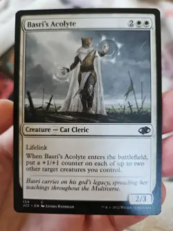 MTG J22 Basri's Acolyte #154 PACK FRESH Jumpstart 2022 Magic the Gathering - Image 1
