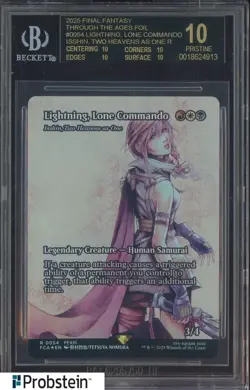 2025 MTG FCA Thrgh/Ages Foil Lightning Lone Commando Isshin BGS 10 BLACK LABEL - Image 1