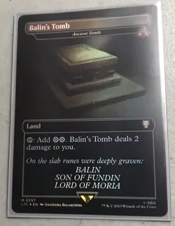 Near Mint Foil Balin's Tomb - Ancient Tomb LTC 357 Nm - Image 1