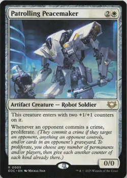Patrolling Peacemaker R Commander: Edge of Eternities 5 NM MTG - Image 1