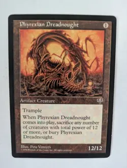 Phyrexian Dreadnought Mirage MTG Exc Free shipping with tracking 1 - Image 1