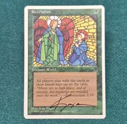 UNPLAYED SIGNED MTG Magic Revelation Chronicles NM LP KAJA FOGLIO EDH CUBE - Image 1