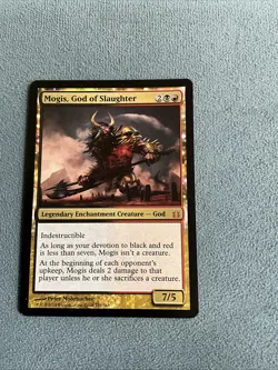 MTG - Mogis, God Of Slaughter - Born Of The Gods - NM MAGIC CARD - Image 1