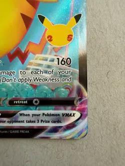 Surfing Pikachu Vmax 009/025 Celebrations Full Art Ultra Rare Pokemon TCG 2021 - Image 5