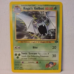 Koga's Golbat 46/132 Uncommon Pokemon Gym Challenge Unlimited WOTC LP 2000 - Image 1