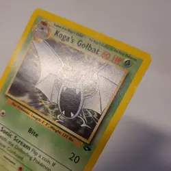 Koga's Golbat 46/132 Uncommon Pokemon Gym Challenge Unlimited WOTC LP 2000 - Image 3