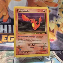 Charmander 50/82 Pokemon Team Rocket Unlimited LP/MP - Non Holo - Image 1