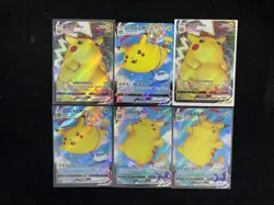 2023 Pokemon TCG S-Chinese CSDC 020/024 024/024 Pikachu VMax Holo Lot*6 -LU57 - Image 1