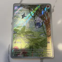 Meditite 153/142 Illustration Rare Pokemon TCG SV07: Stellar Crown NM - Image 1