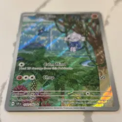 Meditite 153/142 Illustration Rare Pokemon TCG SV07: Stellar Crown NM - Image 2