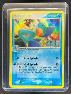 2006 Pokemon EX Crystal Guardians Marshtomp Reverse Holo #24/100 - Image 1