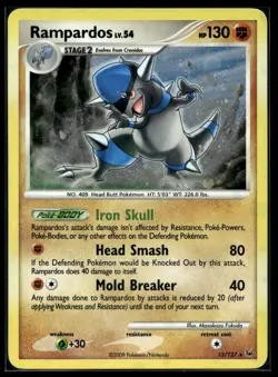 Pokemon TCG Platinum 13/127 Rampardos Holo - Image 1