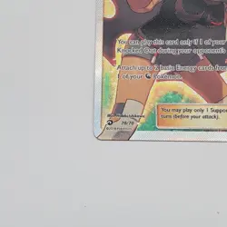 Pokemon TCG Zinnia Near Mint Dragon Majesty 70/70 Holo Ultra Rare Hyper Texture - Image 5