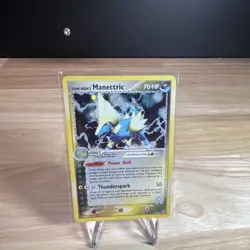Pokemon TCG Team Aqua's Manectric Team Magma vs Team Aqua 4/95 Holo Rare - Image 1