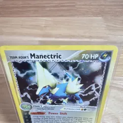 Pokemon TCG Team Aqua's Manectric Team Magma vs Team Aqua 4/95 Holo Rare - Image 5