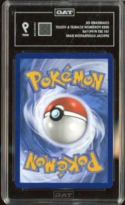 2023 Pokemon Scarlet & violet 151 Set #199 Charizard Ex SIR TAG Score 936 MINT 9 - Image 2