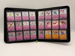 Pokemon TCG Scarlet & Violet Paldean Fates Complete Master SET w/Binder - Image 4