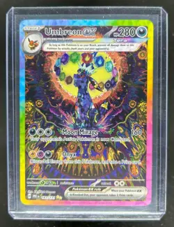 2025 Pokemon Prismatic Evolutions Umbreon ex Special Illustration Rare #161/131 - Image 1