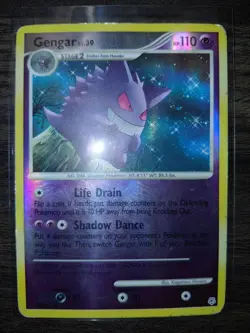 Gengar 27/130 Reverse Holo Rare Pokemon Diamond and Pearl HP - Image 1