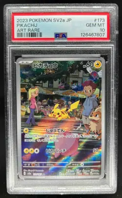 2023 Pokemon SV 151 (Japanese) Pikachu Art Rare #173/165 PSA 10 - Image 1