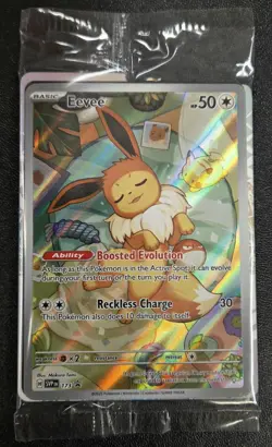 Pokemon Eevee 173 Black Star Promo Prismatic Evolutions Near Mint NM Condition - Image 1