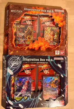 LOT OF 6 (3ea) - One Piece Illustration Box Vol 5 And 6 NEW & READY TO SHIP - Image 1
