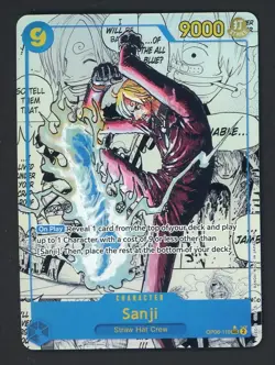 One Piece Sanji OP06-119 SEC Manga Alt Art The Best Vol.2 English - Image 1