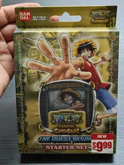 ONE PIECE CCG The Quest Begins Starter Bandai 2005 New Sealed - Image 1