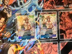 One Piece Carrying on His Will Portgas D Ace Alt Art OP13-119 SEC - Image 5