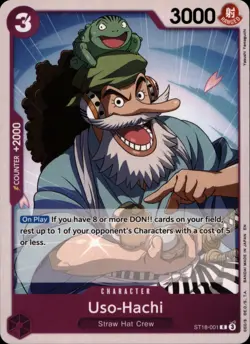 One Piece | Uso-hachi | ST18-001 | PRB02 (Reprint) | Common (C) | NM - Image 1