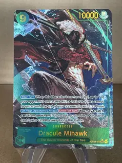 One Piece OP14 Azure Sea's Seven Dracule Mihawk 119 SEC Alt Art - Image 1