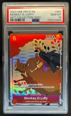 2023 One Piece Monkey D Luffy Gift Collection 2023 #P-001 PSA 10 GEM MT - Image 1