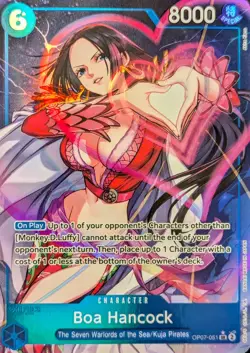 One Piece - Boa Hancock (Alt Art) OP07-051 SR 500 Years in the Future English - Image 1