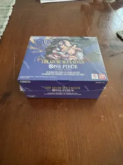 One Piece OP-14 The Azure Sea’s Seven ENG Booster Box New Sealed - Image 1