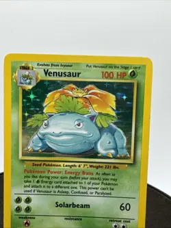 Pokemon TCG Venusaur Base Set Holo Unlimited Rare Card 15/102 - Image 2