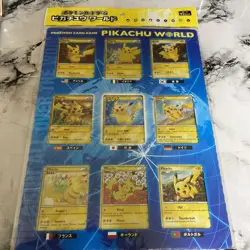 Pokemon Pikachu World Collection 9 Card Blue 2010 Unopened Vintage - Image 1