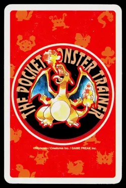 Mewtwo Ace of Spades Pokemon Red Playing Card Game Japanese Moderately Played - Image 2