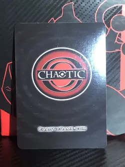 Chaotic BLUGON WINTER WARRIOR - Max Energy - Super Rare Chaotic Card - NM 1st ED - Image 3