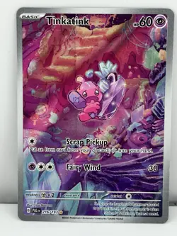 Pokemon TCG Tinkatink Scarlet & Violet Paldea Evolved Holo Card 216/193 - Image 1