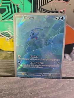 Phione 175/167 Illustration Rare Twilight Masquerade Pokemon Card English - Image 1