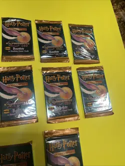 Vintage Harry Potter Quidditch Cup Random Booster Trading Cards Lot Of 10 - Image 1