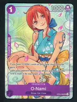 One Piece TCG Promotional Cards OP05-062 O-Nami Uncommon Foil - Image 1