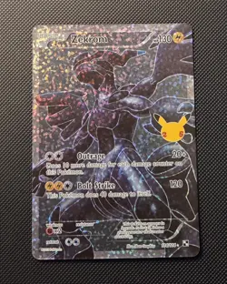 Pokemon TCG Zekrom Celebrations Classic Collection Holo Ultra Rare Card 114/114 - Image 1