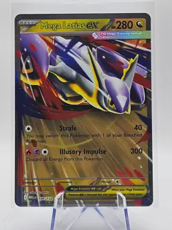 Mega Latios ex 100/132 Mega Evolutions Pokemon Card TCG NM - Image 1