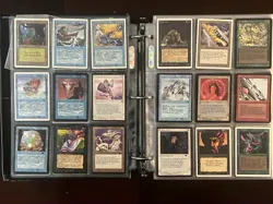 Big Old! Vintage Magic Gathering 1008 Cards Collection Binder Alpha Mtg Lot - Image 5